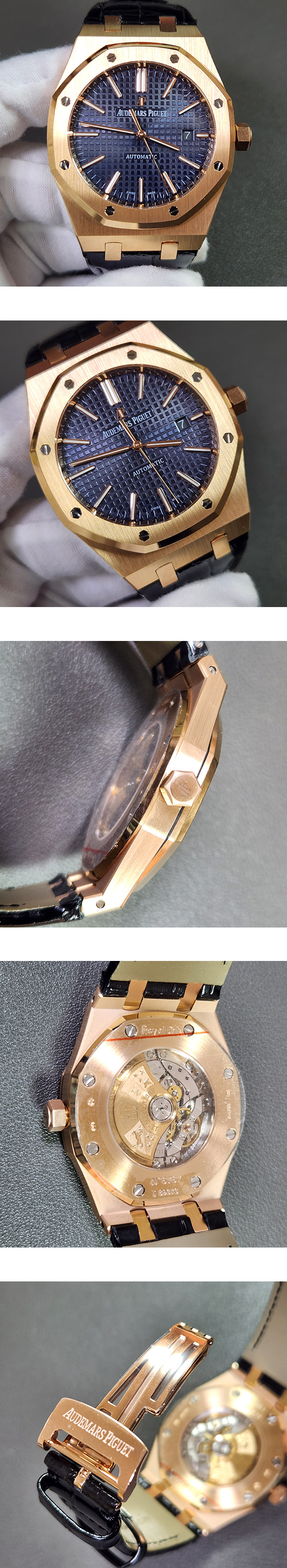 【APS工場】【加重版】オーデマピゲスーパーコピー時計15400OR.OO.D088CR.01、ブルー、華奢なモデル